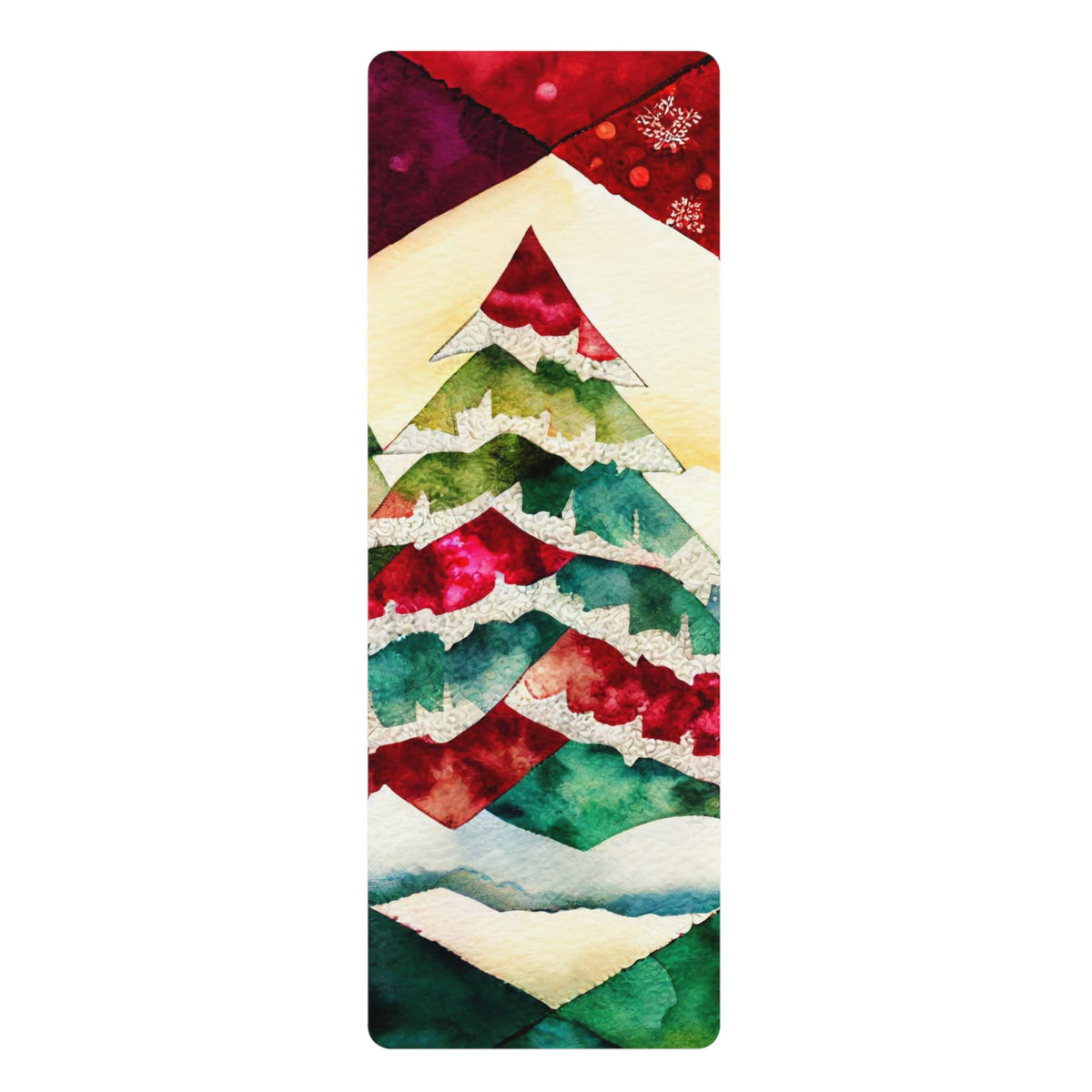 Yoga Mat Hue Tree Rainbow Watercolor fashion Painting - Exercise Mat