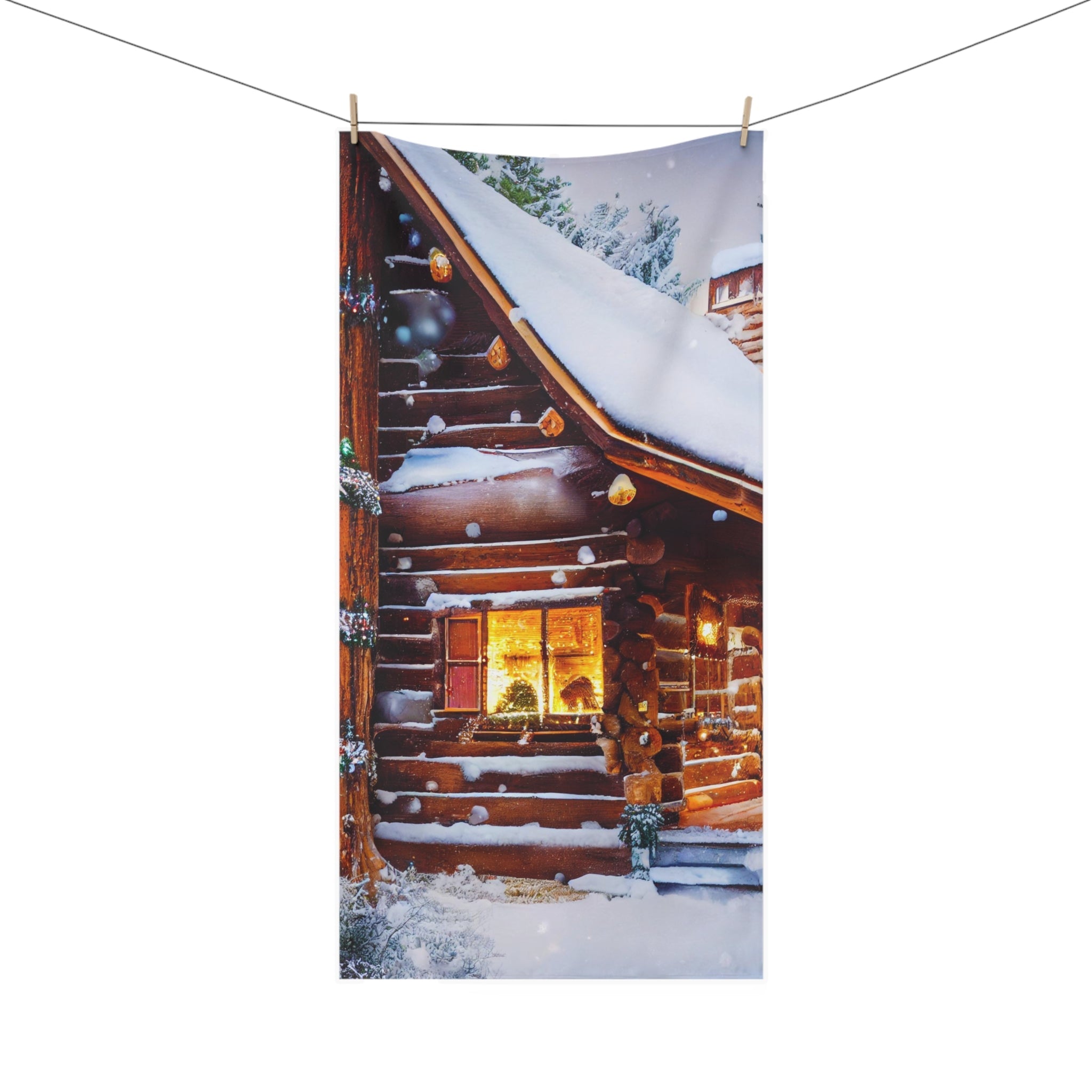 https://huttoniandesigns.com/cdn/shop/files/a-log-cabin-decorated-for-christmas-mink-cotton-towel-cotton-towel-huttonian-designs-white-30-x-60-3.jpg?v=1691514719