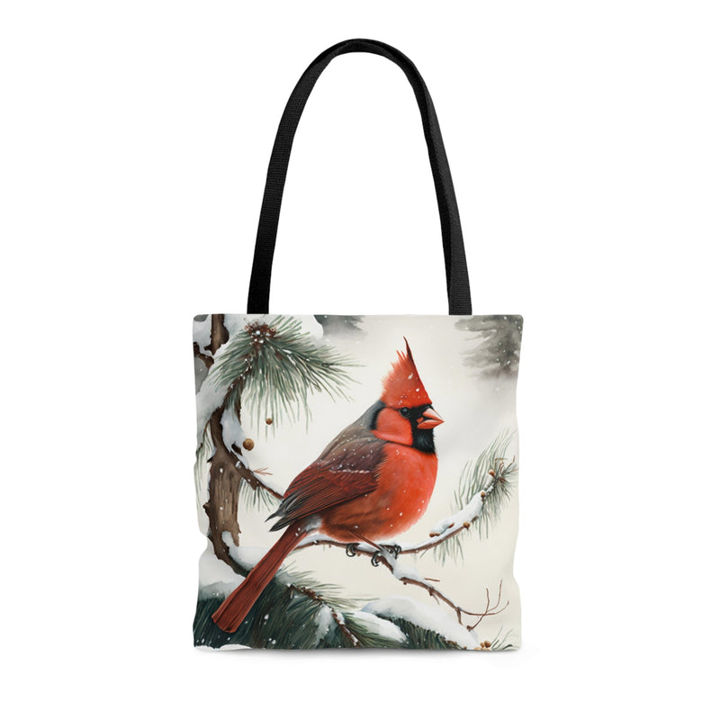 Christmas Cardinal in the Snow - Tote Bag